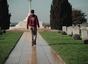 Tyne Cot Walking Entrance