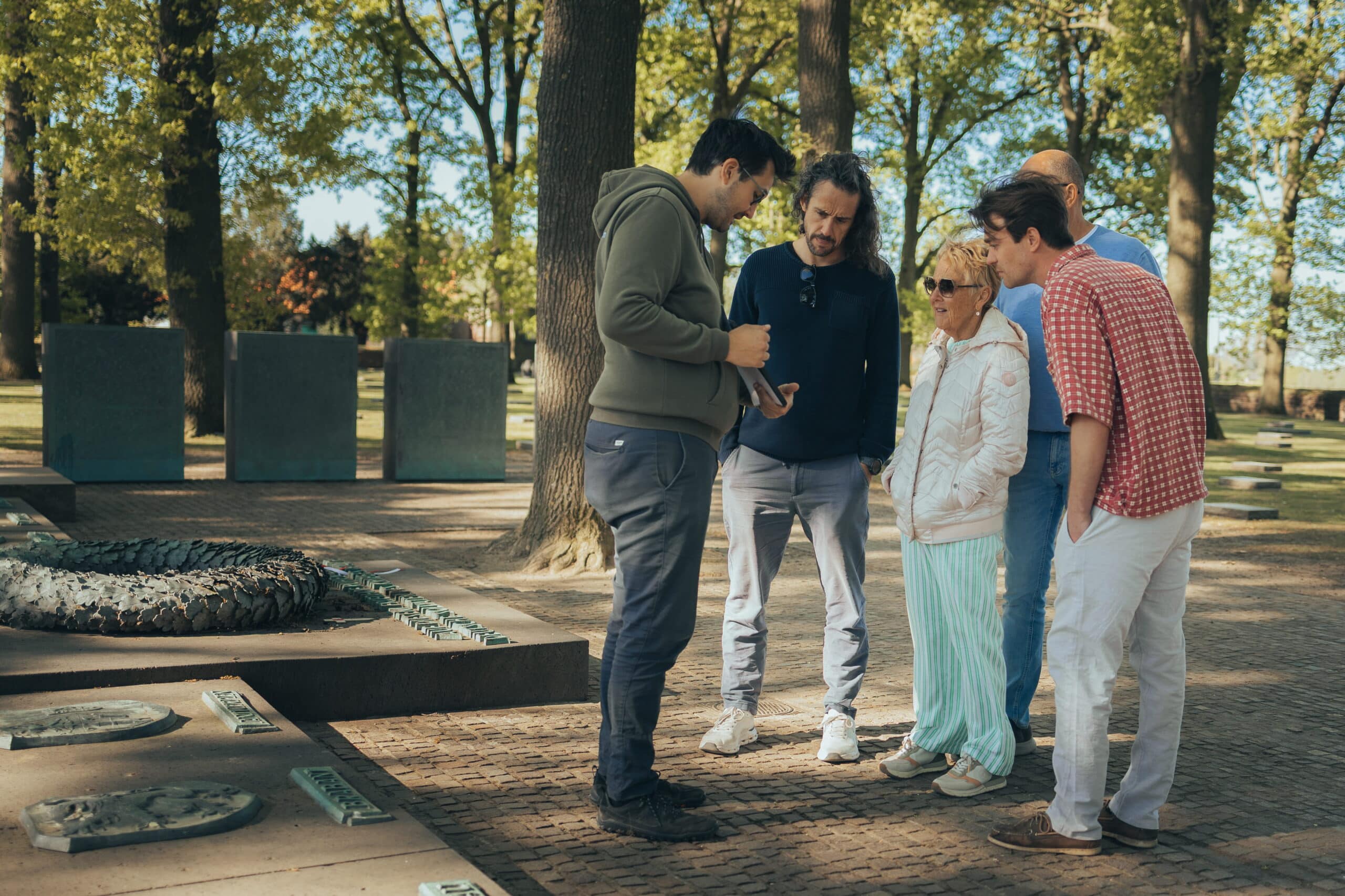 Niels Declercq Guiding Guests On A Private Flanders Fields Battlefield Tour